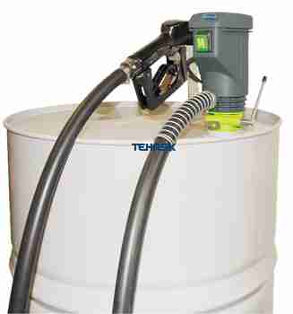 Бочковой комплект для перекачки дизеля 24 В. Flexbimec 6771 (Италия)